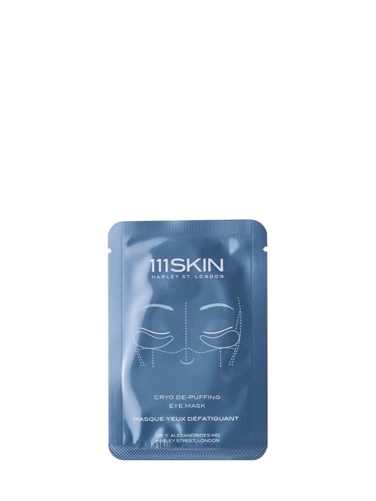 111skin: Eight 6ml Cryo De-puffing Eye Masks - Transparent - beauty-men_1 | Luisa Via Roma