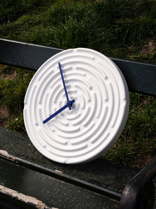 Raawii: Minos earthenware clock - Meringue White - ecraft_1 | Luisa Via Roma