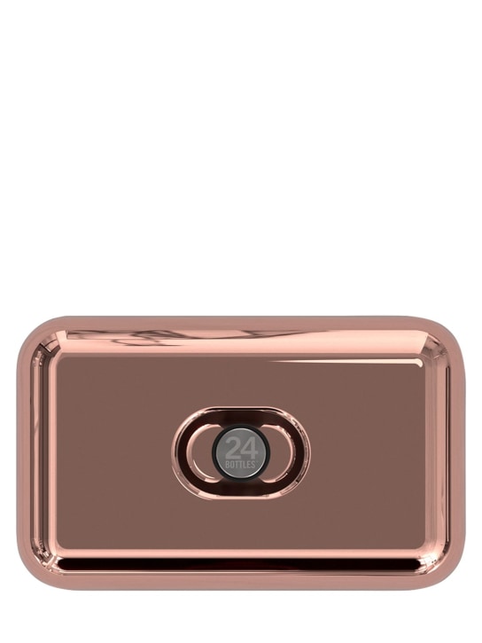 24bottles: Rose gold lunchbox - Pink - ecraft_0 | Luisa Via Roma