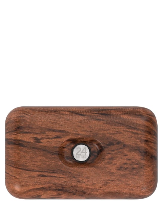 24bottles: Sequoia wood lunchbox - Brown - ecraft_0 | Luisa Via Roma