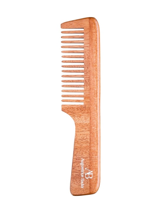 Augustinus Bader: The Neem comb w/ handle - Wood - beauty-men_0 | Luisa Via Roma