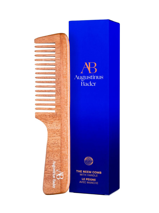 Augustinus Bader: The Neem comb w/ handle - Wald - beauty-men_1 | Luisa Via Roma