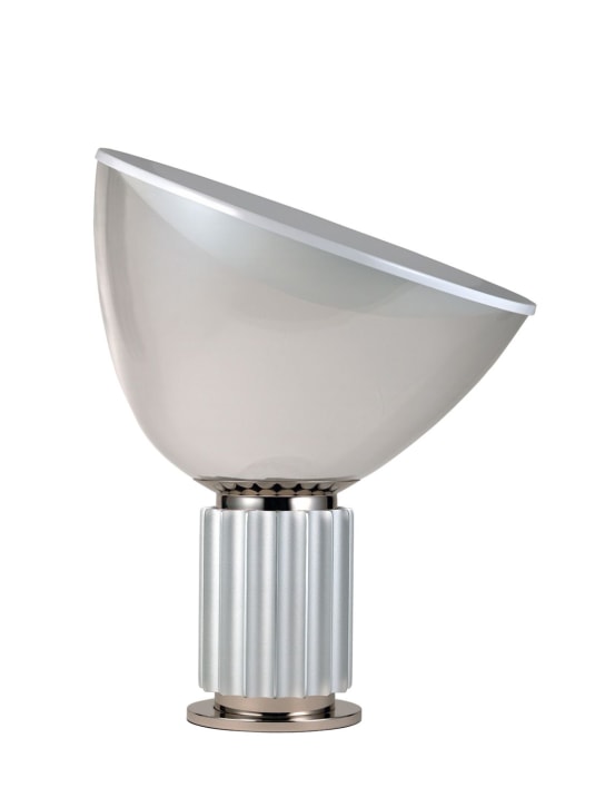 Flos: Taccia Silver small LED table lamp - Silber - ecraft_0 | Luisa Via Roma