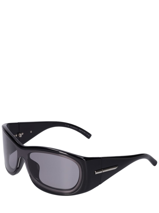 Givenchy: Gafas de sol G180 ovaladas - Black/Smoke - women_1 | Luisa Via Roma
