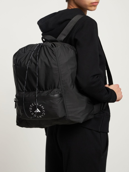 adidas By Stella McCartney: ASMC gym sack backpack - women_1 | Luisa Via Roma