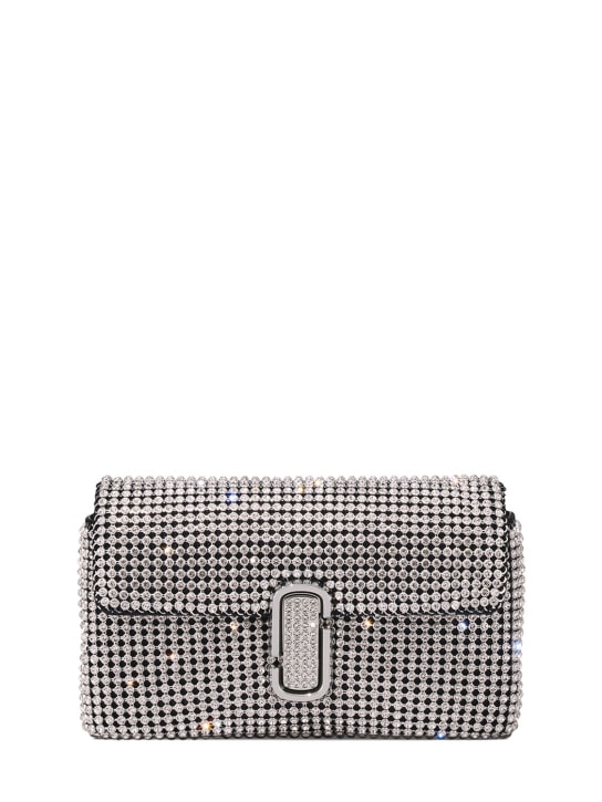 Marc Jacobs: The mini J Marc crystals shoulder bag - Crystals - women_0 | Luisa Via Roma