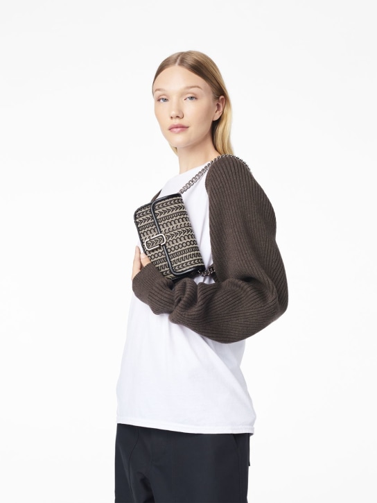 Marc Jacobs: The Mini Soft monogram shoulder bag - Beige - women_1 | Luisa Via Roma