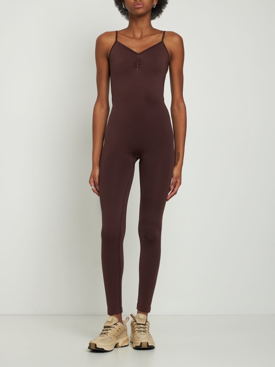 Prism Squared: Balanced jumpsuit - Brown - women_1 | Luisa Via Roma