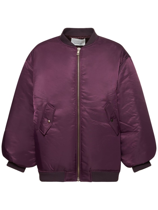 The Frankie Shop: Astra nylon bomber jacket - Purple - men_0 | Luisa Via Roma