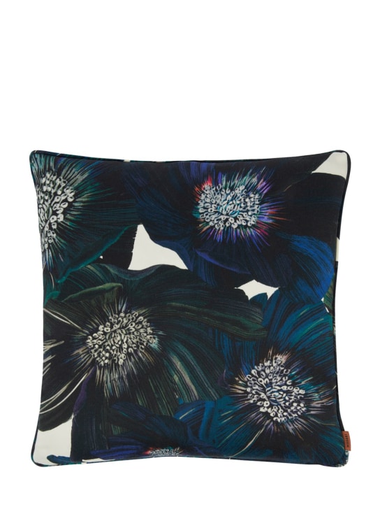 Missoni Home: Fireflowers Lana cushion - Blue - ecraft_0 | Luisa Via Roma