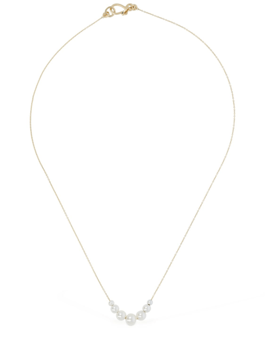 SOPHIE BILLE BRAHE: 14kt Gold-Halskette „Orangerie de Perle“ - Perle/Gold - women_0 | Luisa Via Roma