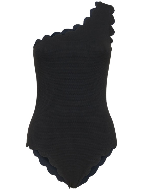 Marysia: Santa Barbara one piece swimsuit - Black/Indigo - women_0 | Luisa Via Roma