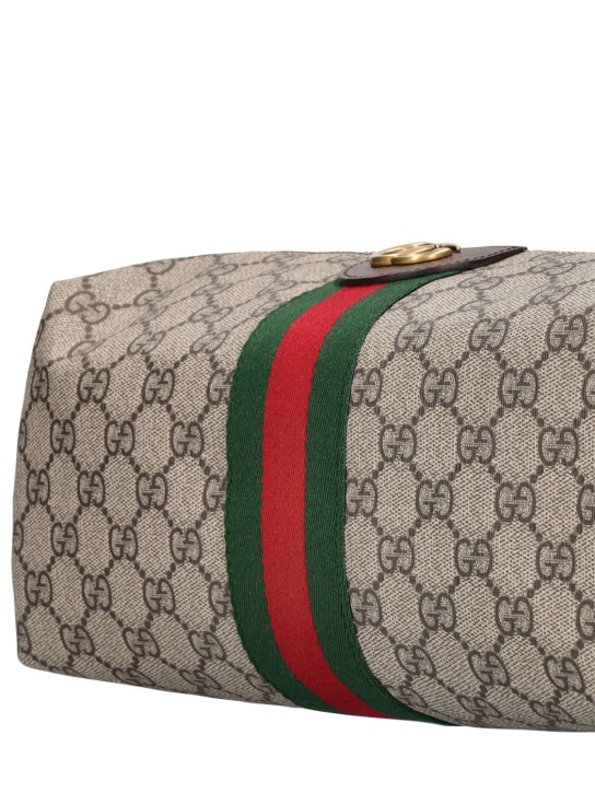 Gucci: The Gucci Savoy canvas toiletry bag - men_1 | Luisa Via Roma