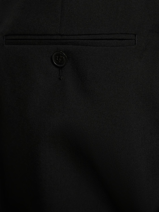 Valentino: Pantalones sastre slim - Negro - men_1 | Luisa Via Roma
