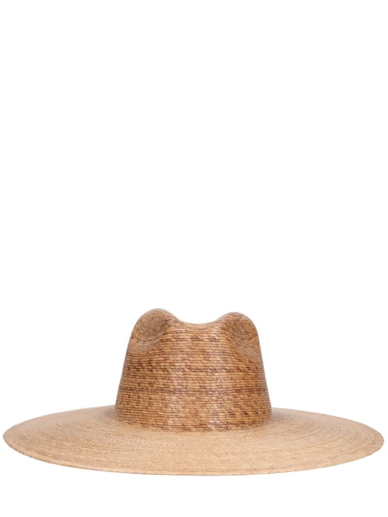 LACK OF COLOR: Palma wide fedora hat - Natural - women_0 | Luisa Via Roma