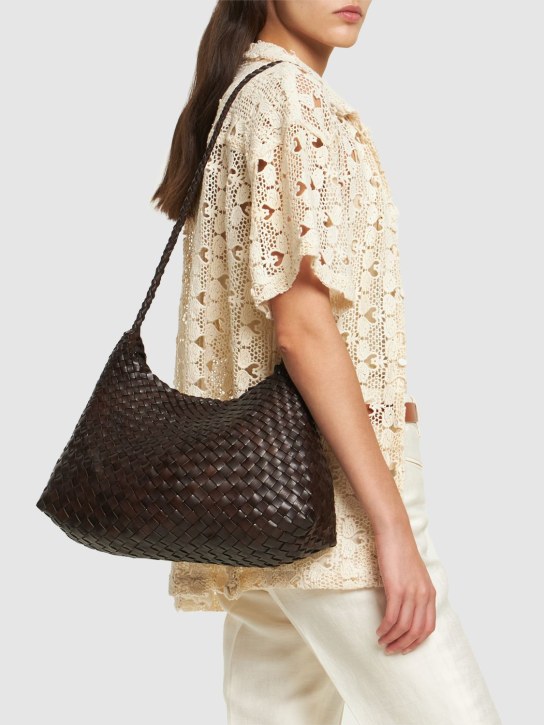 Dragon Diffusion: Santa Rosa handwoven leather tote bag - women_1 | Luisa Via Roma