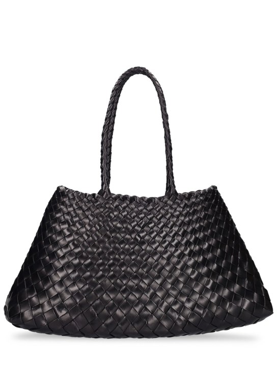 Dragon Diffusion: Big Santa Croce leather tote bag - Black - women_0 | Luisa Via Roma