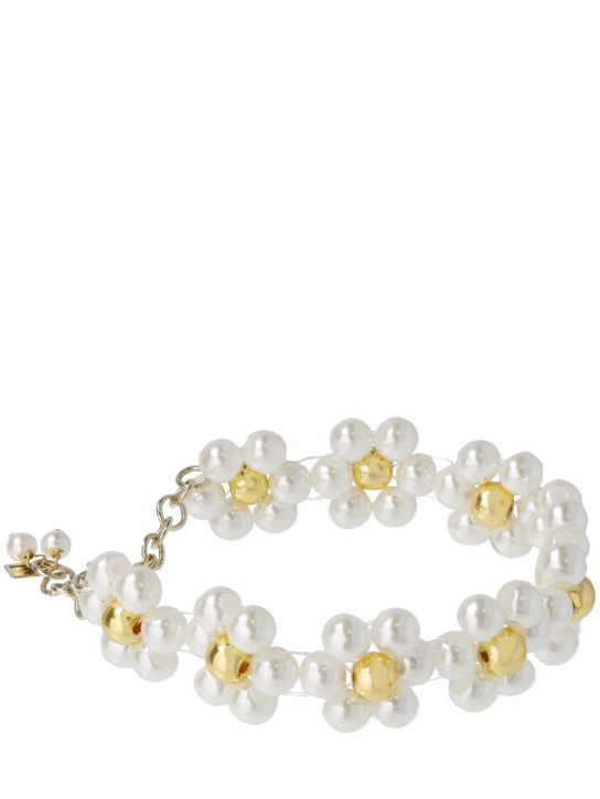 Rosantica: Bracelet en fausses perles Mughetto - Blanc/Or - women_1 | Luisa Via Roma