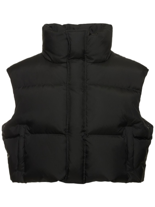 Wardrobe.nyc: Puffer down vest - Black - women_0 | Luisa Via Roma
