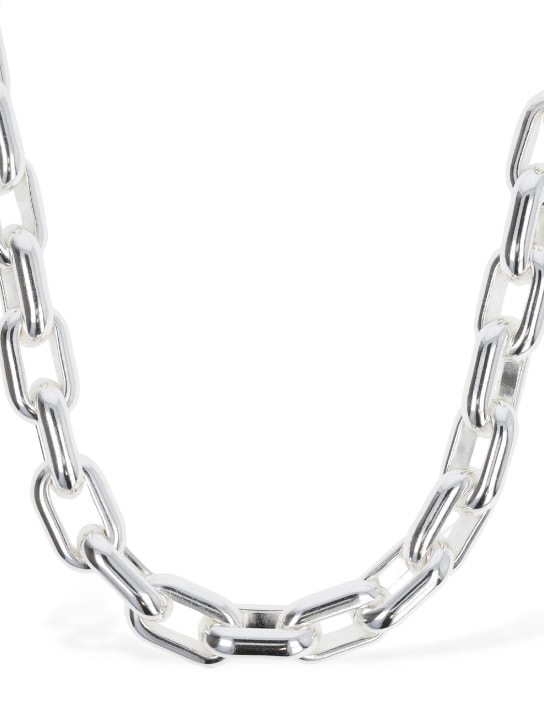 Federica Tosi: Lace Ella collar necklace - Silver - women_1 | Luisa Via Roma