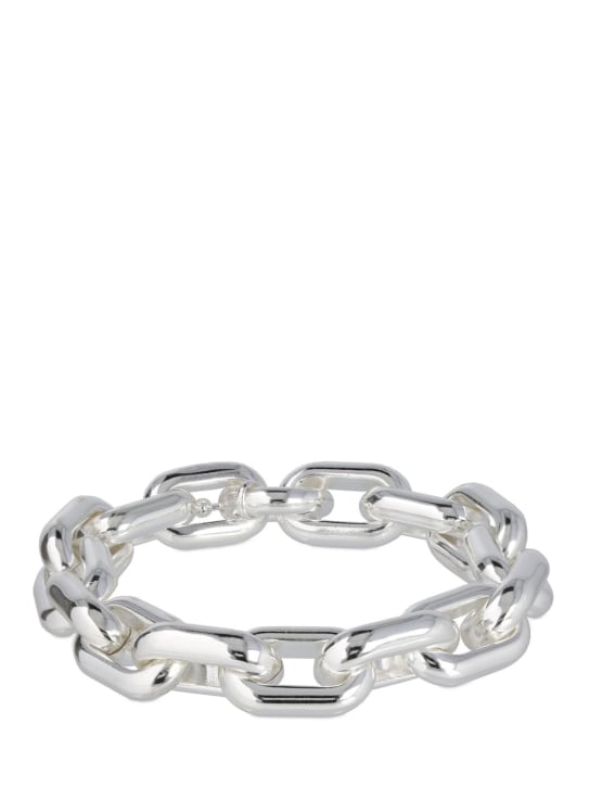 Federica Tosi: Lace Ella chain bracelet - Silver - women_0 | Luisa Via Roma