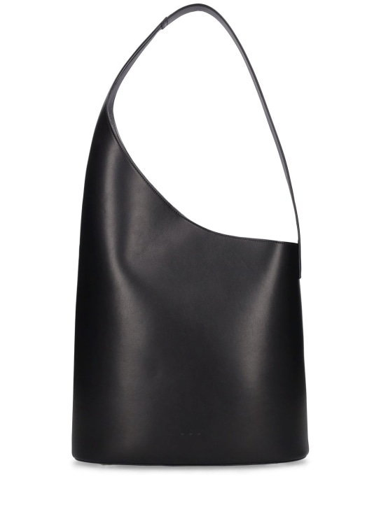 Aesther Ekme: Lune Tote smooth leather bag - Black - women_0 | Luisa Via Roma