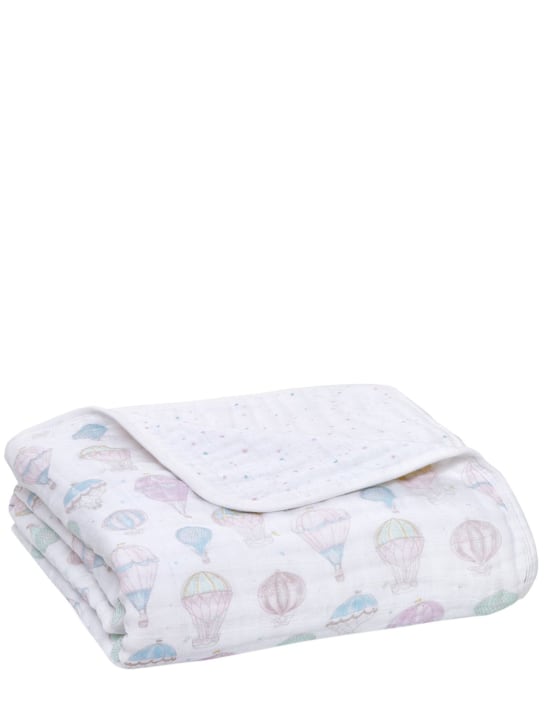 Aden + Anais: Printed organic cotton muslin blanket - Bunt - kids-girls_0 | Luisa Via Roma