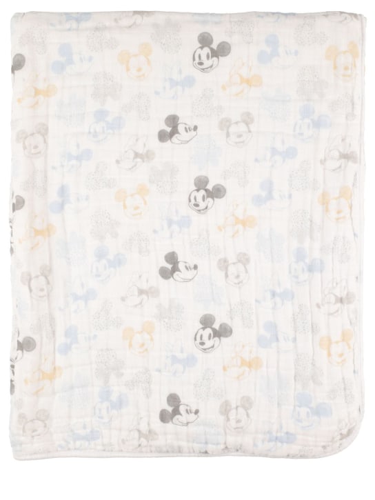 Aden + Anais: Mickey & Minnie Mouse cotton blanket - Multicolor - kids-boys_0 | Luisa Via Roma