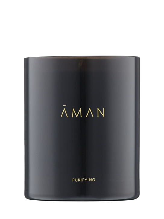 Aman Skincare: 220gr Purifying Candle - Transparent - beauty-men_1 | Luisa Via Roma