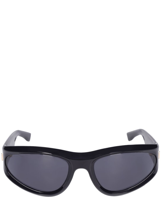 Dsquared2: D2 Wraparound mask sunglasses - Black/Grey - men_0 | Luisa Via Roma
