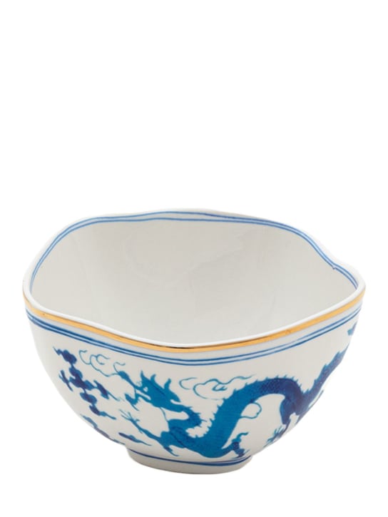 Seletti: Classics On Acid Dragon bowl - White/Blue - ecraft_1 | Luisa Via Roma