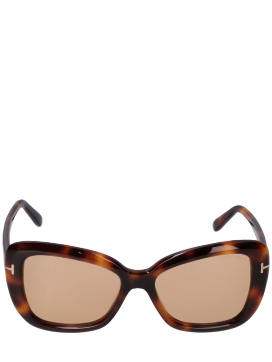 Tom Ford: Maeve butterfly acetate sunglasses - women_0 | Luisa Via Roma