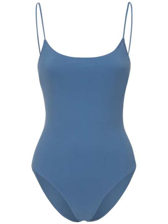 Lido: Trentasei one piece swimsuit - Mid Blue - women_0 | Luisa Via Roma
