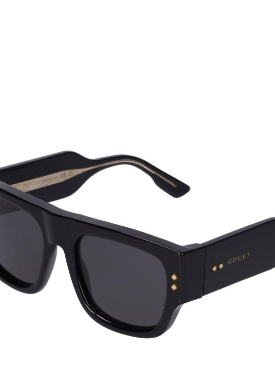 Gucci: GG1262S Man acetate sunglasses - Black/Grey - women_1 | Luisa Via Roma
