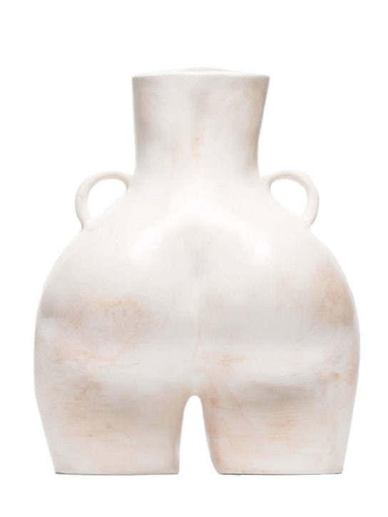Anissa Kermiche: Love Handles vase - White - ecraft_1 | Luisa Via Roma