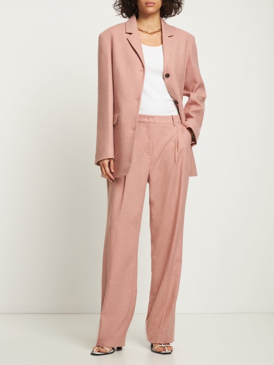The Garment: Taranto viscose blend straight pants - Pink - women_1 | Luisa Via Roma