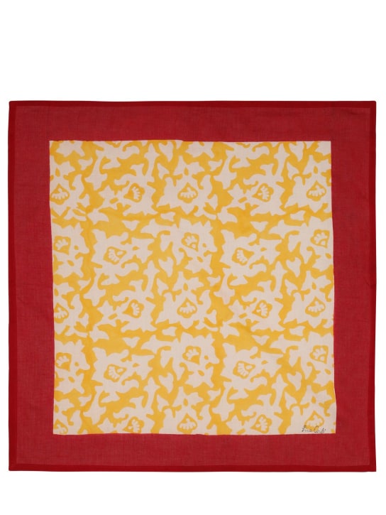 LISA CORTI: Set of 4 Arabesque Corolla napkins - Multicolor - ecraft_0 | Luisa Via Roma