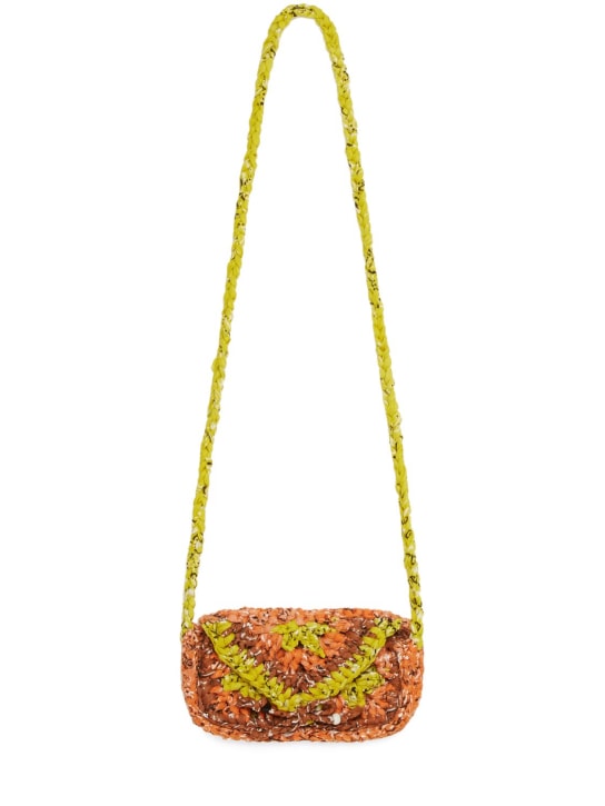 Alanui: Bandana crochet shoulder bag - Braun - women_0 | Luisa Via Roma
