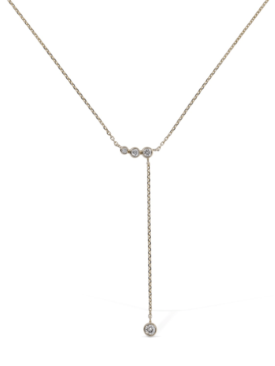 Maria Black: Grace 14kt gold & diamond necklace - Gold/Crystal - women_0 | Luisa Via Roma
