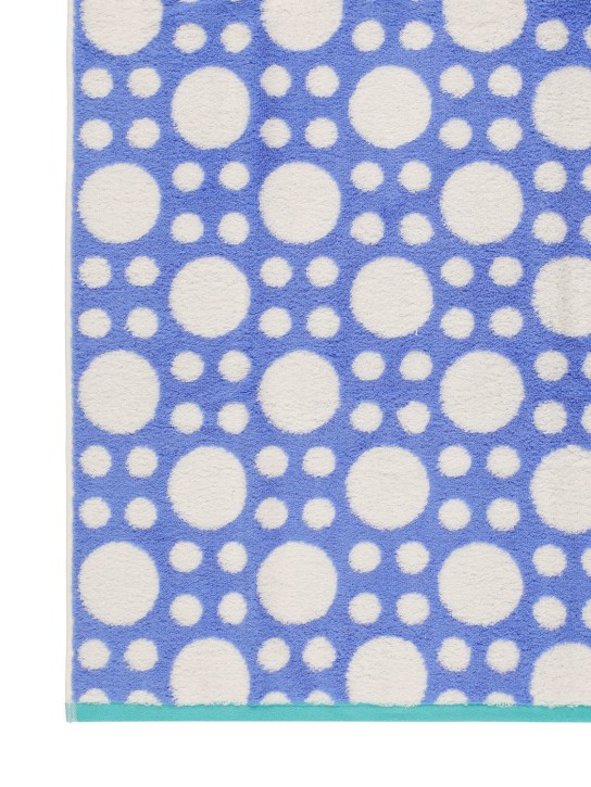 Dusen Dusen: Serviette main en coton éponge Ring - Bleu/Blanc - ecraft_1 | Luisa Via Roma