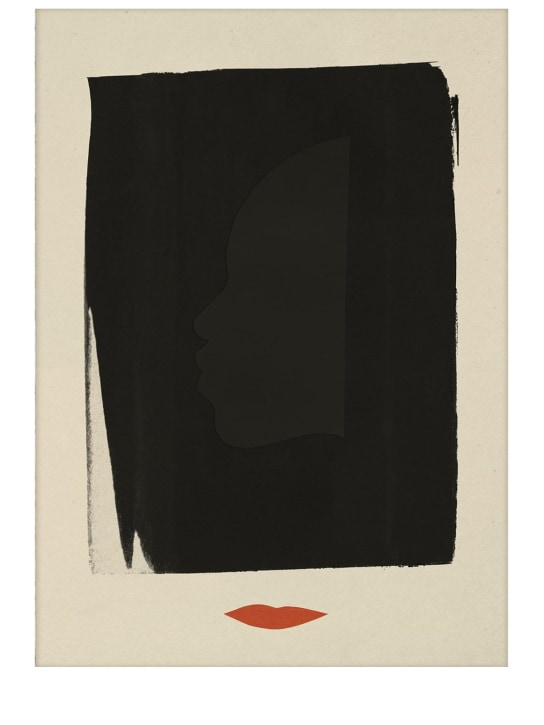 Paper Collective: Affiche Red Lips - Noir - ecraft_0 | Luisa Via Roma