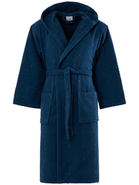 Lanerossi: Phoenix bath robe - Dunkelblau - women_0 | Luisa Via Roma