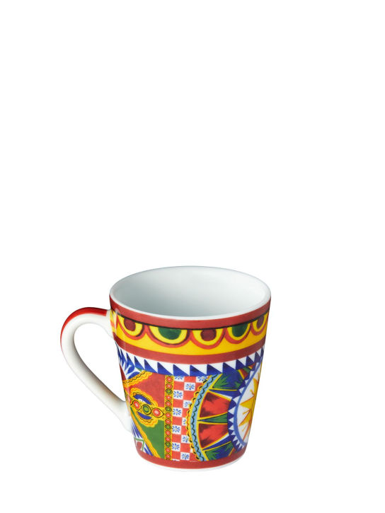 Dolce&Gabbana: Sole porcelain mug - Multicolor - ecraft_1 | Luisa Via Roma