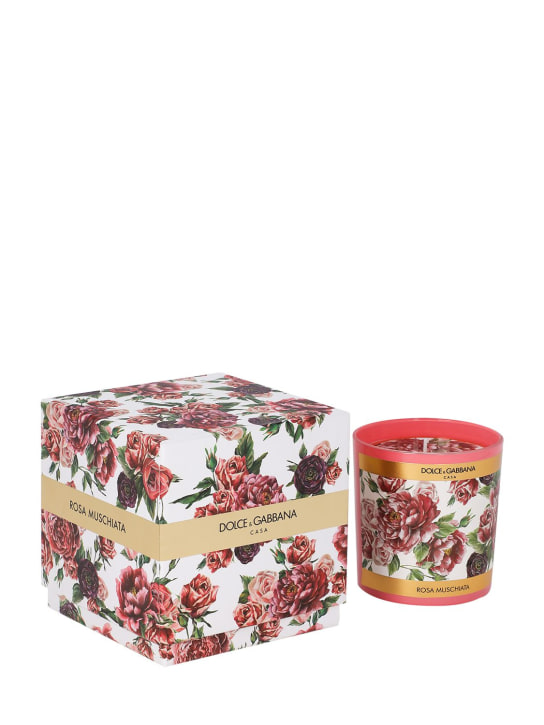 Dolce&Gabbana: Musk Rose scented candle - Pink - ecraft_1 | Luisa Via Roma