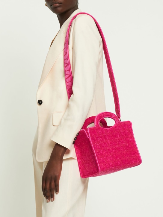Valentino Garavani: Sculpture small tote bag - Pink - women_1 | Luisa Via Roma
