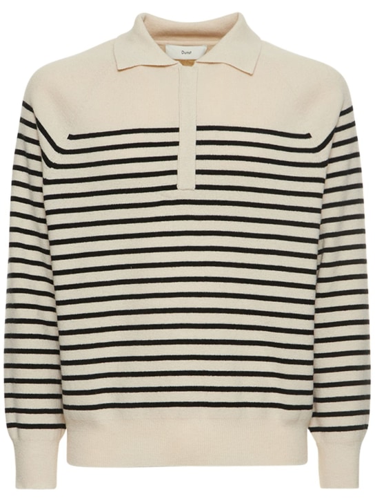 Dunst: Knit polo neck sweater - Cream - women_0 | Luisa Via Roma