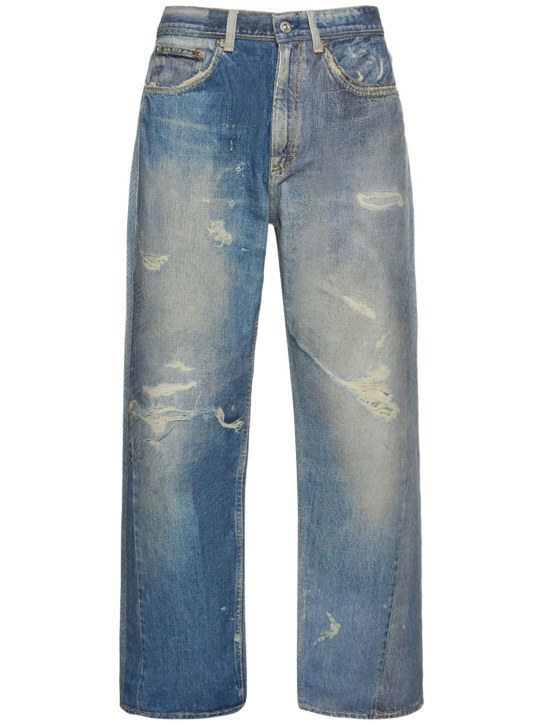 Our Legacy: 25.5cm Digital print Third Cut jeans - men_0 | Luisa Via Roma