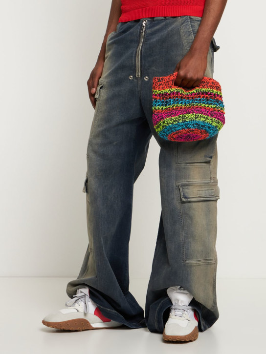 Agr: Bolso tote de algodón crochet - Multicolor - men_1 | Luisa Via Roma