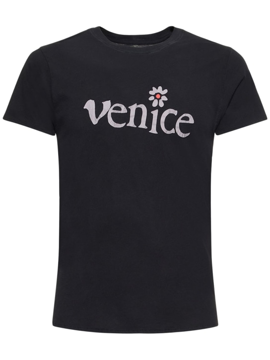 ERL: T-shirt Venice stampata - Nero - men_0 | Luisa Via Roma