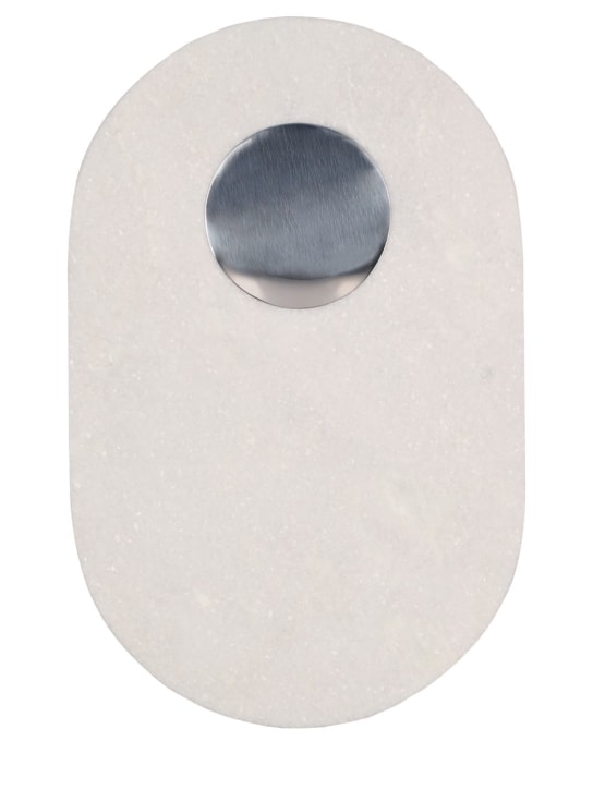 Tom Dixon: Marble chopping board - White - ecraft_0 | Luisa Via Roma